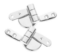 Baluue Cerniera Copriwater Regolabile in Abs e Acciaio Zincato Kit Fissaggio per Sedili Wc di Diverse Misure Sostituzione Resistente e Facile da Installare