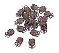 Baluue Ciondoli a Forma di Coleottero Egiziano in Metallo Vintage 25 Pezzi Accessori Artigianali per Collane e Braccialetti Fai da Te Portachiavi Simbolo di Protezione e Trasformazione