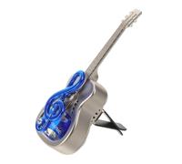 Baluue Clip Profumatore Auto a Forma di Chitarra, Diffusore per Bocchetta in Plastica Blu, Distribuzione Uniforme del Profumo, Elimina Odori, Accessorio Auto per Viaggi su Strada