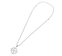 Baluue Collana Ciondolo a Croce Cristiana Unisex in Argento Gioiello Religioso Cattolico da Donna e Uomo Preghiera Accessorio Spirituale Tradizionale di Santa Brigida per Protezione