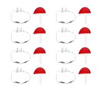 Baluue Contenitori per Lucidalabbra 5ml Set 25 a Forma di Cuore in Plastica, e Facili da Usare per e Viaggio All'aperto
