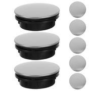 Baluue Copriforo per Rubinetto del Lavandino in Acciaio Inox 8 Pezzi da 35 Mm, Tappo per Foro Lavello Piano di Lavoro, Copertura Foro Lavabo Bagno per Installazione Facile