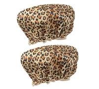 Baluue Cuffia Elastica Per Parrucchiere - Set Di 2 Cuffie Da Doccia Per Donna Cuffia Da Bagno in Peva Per Lo Styling Dei A Prova Di Perdite E Comoda