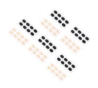 Baluue Cuscinetti Nasali Antiscivolo in Spugna EVA 15 MM per Occhiali da Sole e da Vista Morbidi e Rialzanti Set da 20 Pezzi Rosa e Neri per Comfort e Stabilità Nel Quotidiano