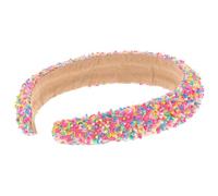 Baluue Fascia per Chioma Donna Versatile in Cotone e Plastico Colorata Fascia Larga e Imbottita e Mantiene i Chioma in Posizione per Trucco e Uso Quotidiano