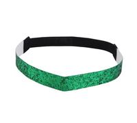 Baluue Fascia per Chioma Glitterata Verde Paillettes, Elastica e Regolabile, Accessorio per Feste, Cosplay e Festival, Adatta per Donne e Ragazze