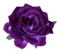 Baluue Fermaglio Metallo Rosa Porpora Artificiale e Chioma per Donna Decorazione Floreale Comoda Accessori per Serate Speciali Giovani