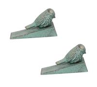 Baluue Fermaporta a Cuneo in Ghisa a Forma di Volatile Set 2 Pezzi Fermaporta per Porta da Pavimento Decorazione Vintage per Porte di Casa