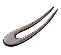 Baluue Forcina per Chioma a Forma di U in Legno Nero, Elegante e Leggera, per Fermare Saldamente Raccolto in Occasioni come Matrimoni e Feste