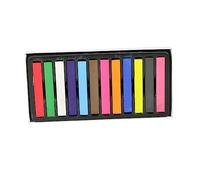 Baluue Gessetti Per Capelli in Colori Morbidi Temporanei Kit Fai Da Te Per Tingere i Capelli in Pochi Secondi Materiale Non Dannoso