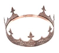 Baluue Headdress Vintage Men Costume Accessory King Cosplay Prop for Parties and Festivals Elegant Hair Decor for Performance and Celebrations