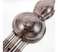 Baluue Hulusi Flauto in B Tonalità per Principianti Strumento Fiato Cinese Zucca con Tre Toni Corpo in Rame Placcato per Studio Esecuzioni e Festival Musicali