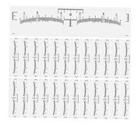 Baluue Kit Di Stencil Per Sopracciglia Easy Eyebrow Shaper Da 100 Pezzi Righello Di Posizionamento Per Il Trucco