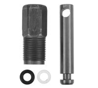 Baluue Kit Pompa a Pistone per Martinetto Idraulico Verticale da 20 Tonnellate Cilindro Idraulico Piccolo in Acciaio Stantuffo e Corpo Pompa Olio per Riparazioni Automobilistiche e