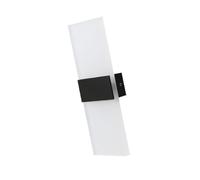 Baluue Lampada da Parete LED Contemporanea per Interni Applique Creativa da Parete Nera Angolo Retto Luce Bianca Fredda per Camera da Letto Soggiorno e Corridoio Design Semplice e