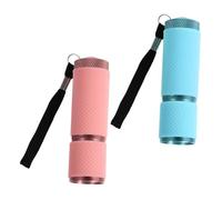 Baluue Lampada per Gel per Nail Art 2 Pezzi Mini LED Portatile Asciugatrice per Manicure Compatta Resistente per Asciugatura Unghie Professionale Casa Salone