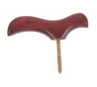 Baluue Manico di Canna in Legno Massello, Pomello di Ricambio per Bastone da Passeggio, Accessorio per Esterni, Miglioramento della Stabilità della Postura, Adatto Uomo e Donna