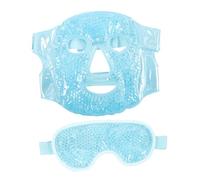 Baluue Maschera in Gel per Viso e Occhi Riutilizzabile, Impacco Freddo e Caldo Rinfrescante, Set in Pvc Ergonomico, Adatta per Alleviare Stanchezza e Gonfiore, Uso Domestico e Ufficio