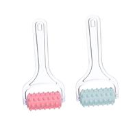 Baluue Massaggiatore a Rulli Per Corpo 2 Pezzi, Massaggiatore Portatile Per Braccia e Gambe Design Ergonomico Antiscivolo, Stimolazione Circolatoria e Rilassamento Muscolare Per Uso Domestico