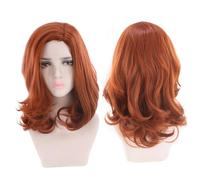 Baluue Medium Curly Cosplay Wig for Women High-temperature Synthetic Hair Breathable Design for Costume Parties and Role Play