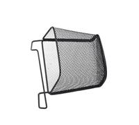 Baluue Organizzatore per Ufficio da Appendere in Ferro Nero Portaoggetti Sospeso Gancio senza Fori Cestino Porta Documenti e Penne Resistente Capacità Portante Rinforzata Salvaspazio