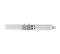 Baluue Orologio Uomo Strano LED Retrò in Lega Argento per Uomini | Stile Vintage, Forma Rettangolare, Lettura Precisa, Funzionamento Duraturo, Accessorio Elegante