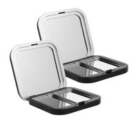 Baluue Palette Di Ombretti Vuota Con Specchio Contenitore Magnetico Per Fondotinta Ombretto Rossetto Fard In Polvere Per Donne E Ragazze Nero