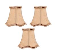 Baluue Paralume Decorativo Moderno Semplice a Clip Set da 3 Pezzi Colore Albicocca per Lampada da Parete e Plafoniera Adatto per Soggiorno Camera da Letto e Ufficio