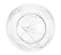 Baluue Paralume Globo in Vetro Trasparente per Plafoniera e Lampade da Soffitto Paralume Sfera di Vetro Elegante e Resistente per Sostituzione Lampadario Adatto per Casa Hotel e Studio