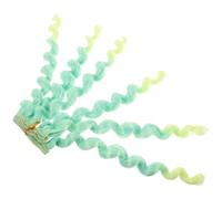 Baluue Parrucca per Bambola Riccia Parrucca per Capelli di Bambola Bianca Materiale Leggero e Resistente per Decorazione di Bambole