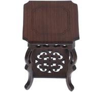 Baluue Piedistallo per Piante in Legno di Chiaroscuro per Espositore e Supporto Vaso Funzione di Contenimento e Decorazione per Casa o Negozio