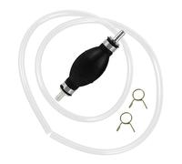 Baluue Pompa Manuale Sifone per Carburante con Tubo Trasferimento Olio Portatile Aspirazione Liquidi Senza Sprechi Strumento Leggero per Emergenze Auto e Acqua