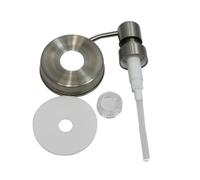 Baluue Pompa per Lozione in Acciaio Resistente 70# per Dispenser Mason Jar, Erogatore a Pompa Durevole per Detergente Liquido, Coperchio in Metallo per Uso Cucina e Bagno Dispenser