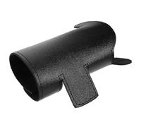 Baluue Protezione Valvola Tromba in Pelle PU Nera Copri Pistone Morbido e Resistente per Strumento Musicale Accessorio per Regali e Protezione Valvole