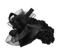 Baluue Retina Capelli Nera con Clip Nodo Elegante Copri Chignon per Donne Professioniste come Infermiere Banche e Hotel Accessorio Capelli per Look Ordinato e Raffinato