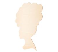 Baluue Ritaglio Testa in Legno Grezzo Non Verniciato per Artigianato Fai da Te, Frammenti per Graffiti e Decorazioni da Appendere, Supporto Pittura a Olio, per Hobby Creativi e Lavori