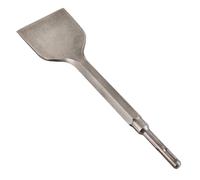 Baluue Scalpello Piegato per Muratura e Piastrelle, Resistente All’usura in Acciaio, Gambo Rotondo 17x280mm, per Trapano a Percussione e Raschietto per Rimozione Pavimenti e Muri