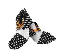Baluue Scarpe Clown Nere e Bianche Scarpe Costume Divertenti per Accessori Halloween e Traspiranti per Feste e Cosplay