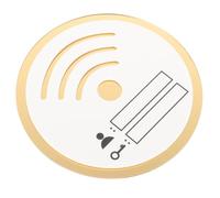 Baluue Segnaletica Wifi in Acrilico 15X15 CM Password Riscrivibile per Parete Cartello Wi-Fi da Muro per Casa Ufficio e Hotel Decorazione Pratica per Comunicare Rete Wi-Fi Ospiti