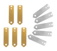 Baluue Set 10 pezzi anodi rame e zinco per esperimenti batterie di frutta, fogli elettrodi zincati per progetti scientifici scolastici e apprendimento pratico