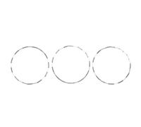 Baluue Set 3 Pezzi Anelli Distanziatori in Rame per Supporto Movimento Orologio Nh35 Nh36, Accessori Riparazione Cassa Orologi da Polso Uomo Guarnizione Antiurto per Montaggio