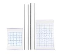 Baluue Set 4 Pezzi Strumenti per Argilla Polimerica Pannelli Acrilici e Rulli per Modellare Kit per Scolpire e Arrotolare Argilla Fai da Te Angoli Arrotondati Adatto per Progetti