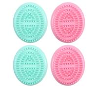 Baluue Set 4 Spazzole Massaggianti per Corpo e Cute, Esfoliante Multifunzione per Spa Domestica, Scrub Pelle e Massaggiatore Meridiano per Relax e Cura della Pelle