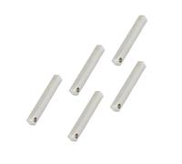 Baluue Set 5 Ciondoli a Cubo in Acciaio Inossidabile 5X40Mm Accessori per Gioielli Fai da Te Pendenti Creativi per Collane Orecchini e Decorazioni Artigianali