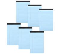 Baluue Set 6 Blocchi Note a Righe Strappabili A5 Copertina Rigida Blocco Promemoria Tascabile Personale per Appunti e Organizzazione in Movimento Quaderno Stenografico per Lavoro e