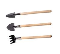 Baluue Set Attrezzi da Giardinaggio Mini Manico in Legno 1 Set Utensili Giardinaggio per Ragazzo Ragazza Forchetta Cazzuola a Mano Kit Piantagione Manuale per e Ortaggi