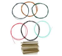 Baluue Set Corde per Chitarra Classica 6 Pezzi in Lega di Alluminio e Ottone Filo per Tasti Accessori per Chitarra Classica Parti di Ricambio per Musicisti Principianti e