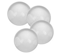 Baluue Set da 4 Sfere di Cristallo in Vetro Trasparente da 50 MM - Decorazioni Feng Shui Globo di Vetro per Fotografia e Arredamento da Scrivania Accessori Fotografici per Casa e