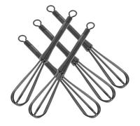 Baluue Set da 5 Mini in Plastica Nere per Miscelatore di Colori Chioma, Strumento Manuale Versatile per Tinture e Paste Coloranti, Accessorio Professionale per Saloni e Uso