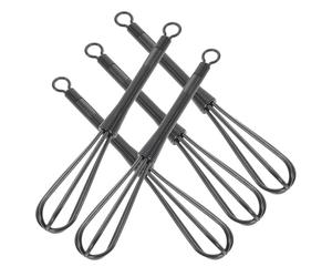 Baluue Set da 5 Mini in Plastica Nere per Miscelatore di Colori Chioma, Strumento Manuale Versatile per Tinture e Paste Coloranti, Accessorio Professionale per Saloni e Uso